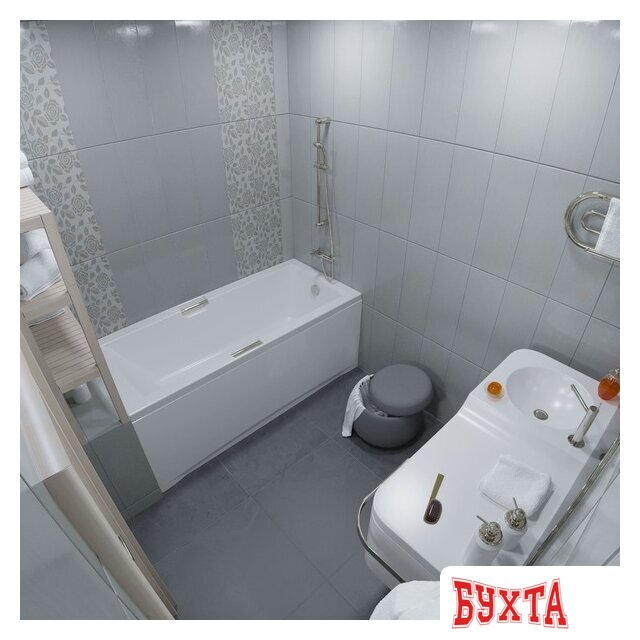 Ванна Triton Алекса 170x75 (с каркасом, сифоном, экраном и торцевым экраном) 5