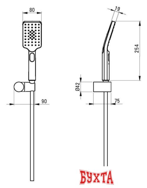 Душевой гарнитур Deante Alpinia NGA_Z41K 3