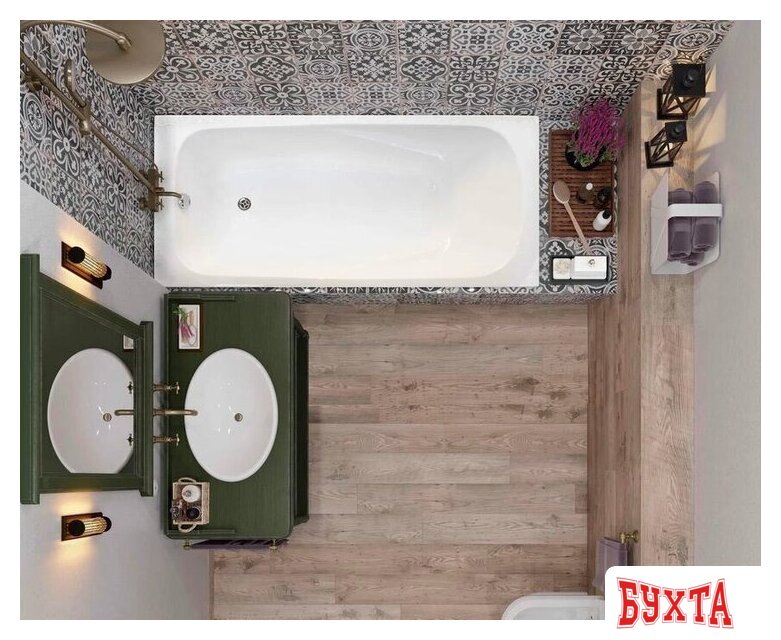 Ванна VagnerPlast Aronia 170х75 2