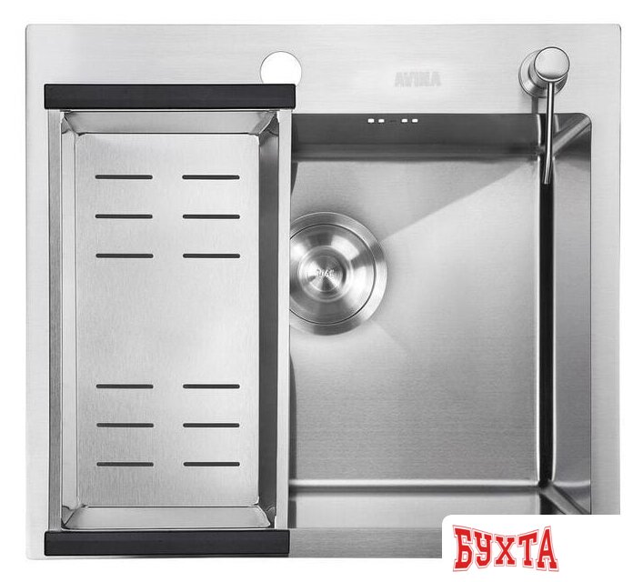 Кухонная мойка Avina HM5045 (нержавеющая сталь) 2