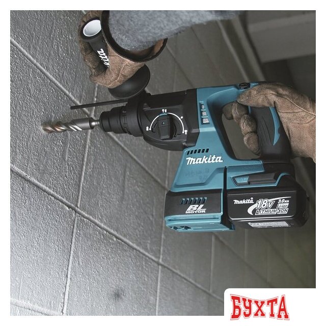 Перфоратор Makita DHR242RT (с 1-им АКБ, кейс) 3