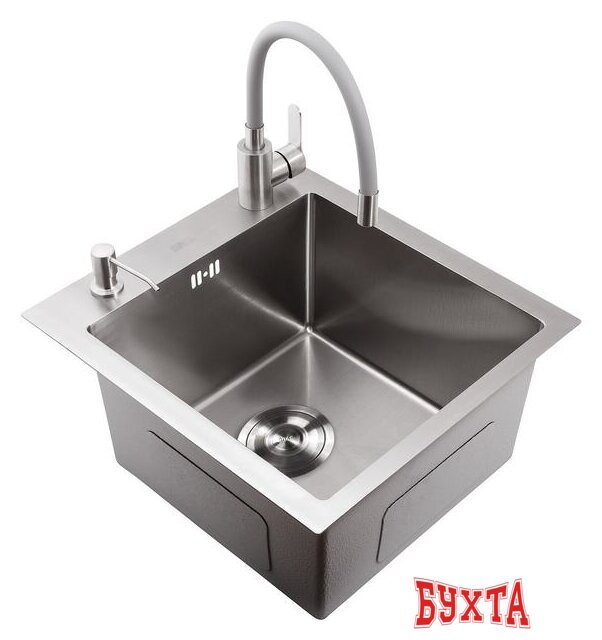 Кухонная мойка Avina HM4548 (нержавеющая сталь) 3