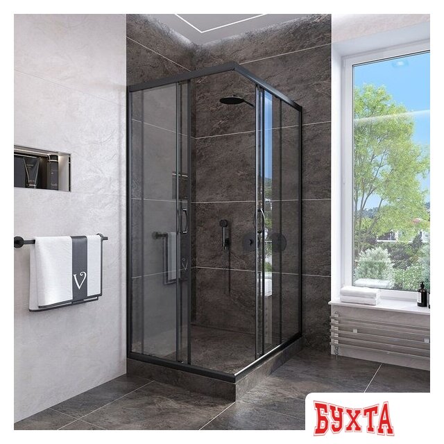 Душевой уголок Veconi RV-113B RV113B-90-01-C4 2