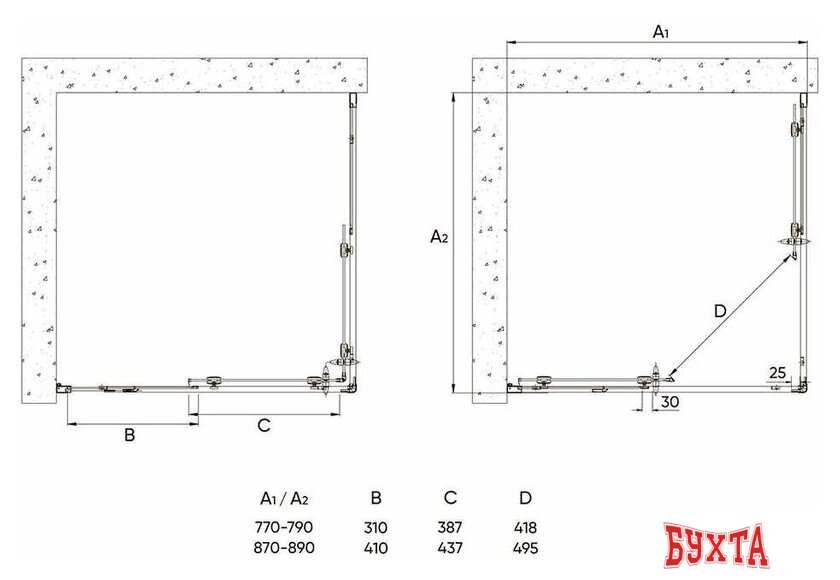 Душевой уголок Veconi RV-113B RV113B-90-01-C4 3