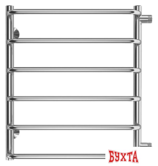 Полотенцесушитель TERMINUS Стандарт П6 500x600 бп (хром) 2