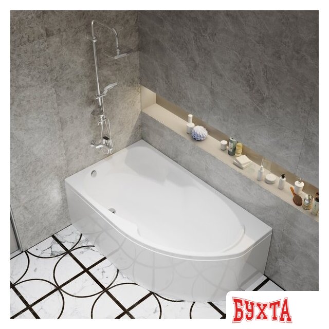 Ванна Triton София 170х95L (с каркасом, экраном, сифоном) 4