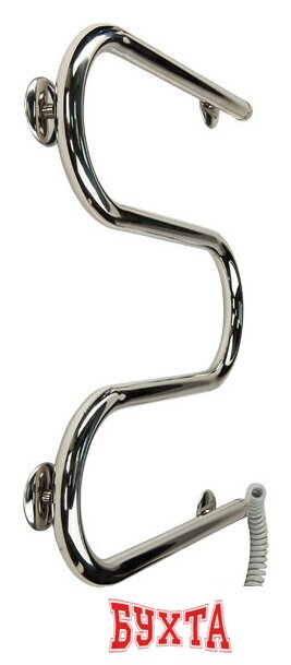 Полотенцесушитель TERMINUS М-образный 25 ПСЭ 400х500 (хром) 2