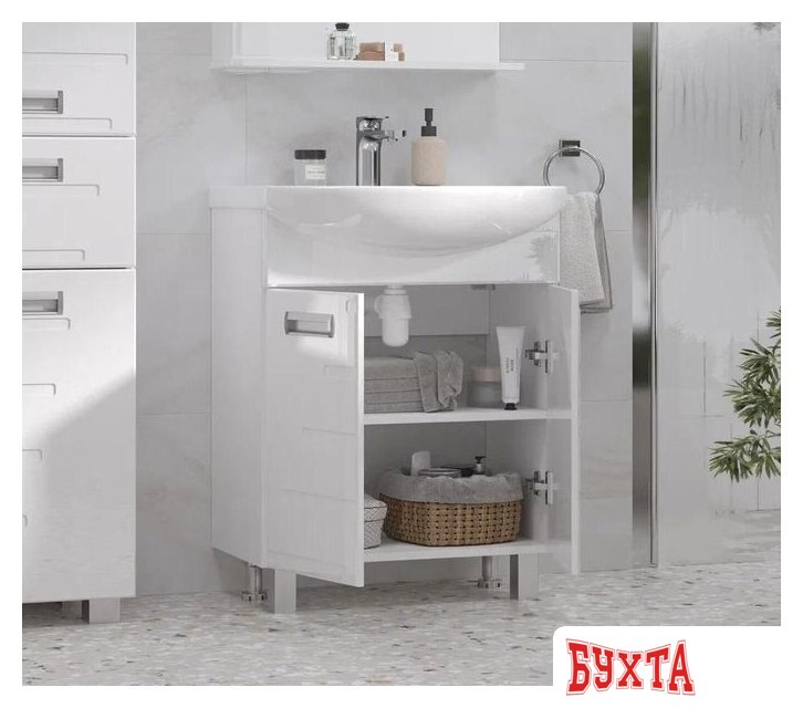 Мебель для ванных комнат Volna Тумба под умывальник Joli 60.2D 3