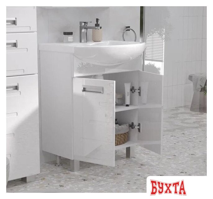 Мебель для ванных комнат Volna Тумба под умывальник Joli 60.2D 4