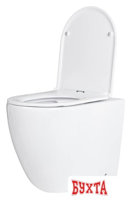 Унитаз подвесной Roxen Antares в комплекте с инсталляцией StounFix Dual Fresh 6 в 1 501057 (кнопка: белый глянец) 5