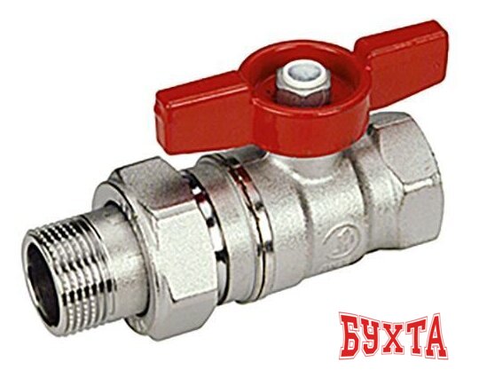 Фитинг Giacomini Кран шаровой с отводом R259D 1"F x 1"M R259X007