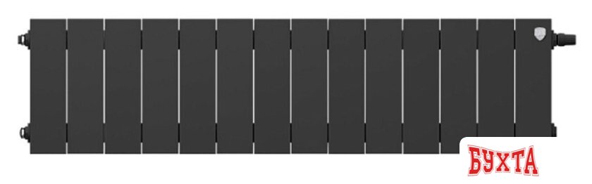 Биметаллический радиатор Royal Thermo PianoForte 200 Noir Sable VDR (14 секций) 2