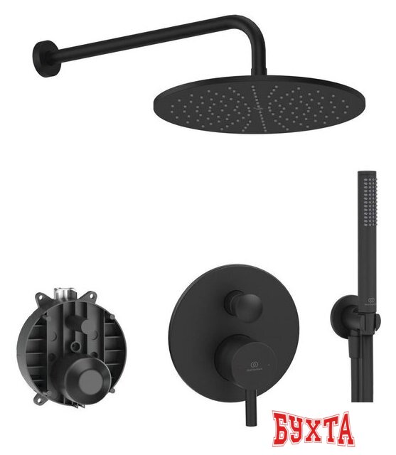 Душевая система Ideal Standard Ceraline Black SetA6939XG-2 1