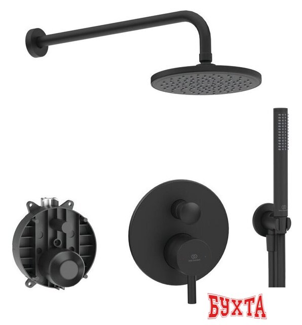 Душевая система Ideal Standard Ceraline Black SetA6939XG