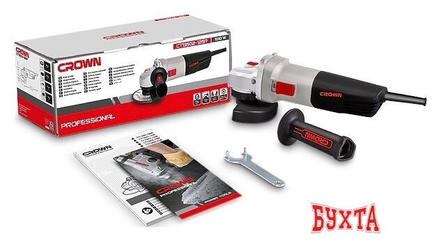 Угловая шлифмашина Crown CT13502-125R 420503 3