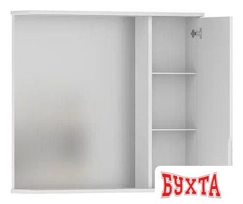 Мебель для ванных комнат Volna Шкаф с зеркалом Adel 80 правый 2