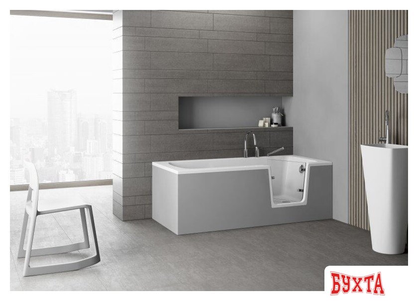 Ванна Polimat Avo 160x75 00012 (белый) 5