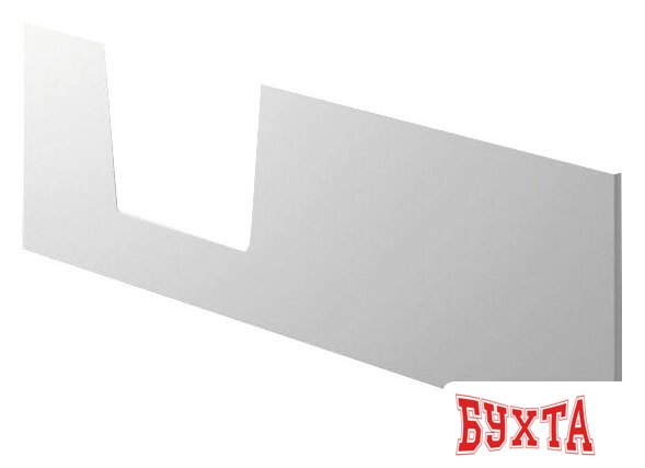 Фронтальный экран под ванну Polimat Vovo 00042 (180x54, белый)