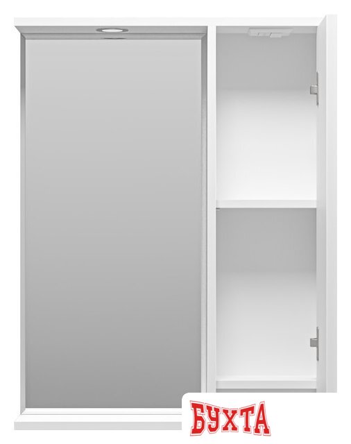 Мебель для ванных комнат Brevita Шкаф с зеркалом Balaton 65 R BAL-04065-01-П 2