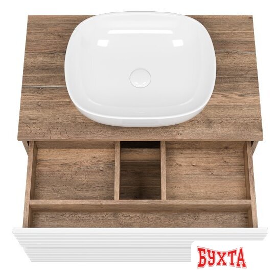 Мебель для ванных комнат Brevita Тумба под умывальник Dakota 80 DAK-09080-19/01-2Я 3