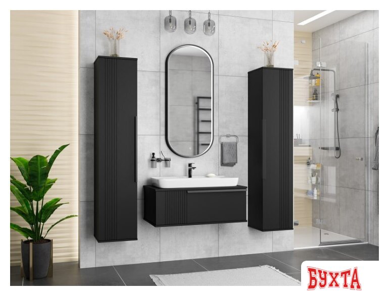 Мебель для ванных комнат Brevita Тумба под умывальник Savoy 90 SAV-09090-0301Я 5