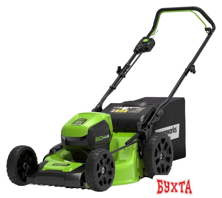 Газонокосилка Greenworks GD60LM46HP (с 1-м АКБ 4 Ah) 2