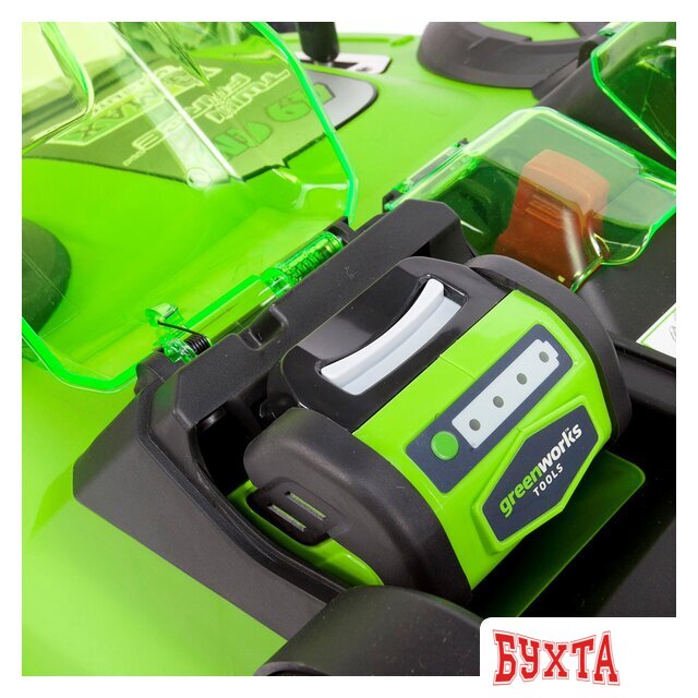 Газонокосилка Greenworks G40LM49DBK4 (с 1-м АКБ 4 Ah) 3
