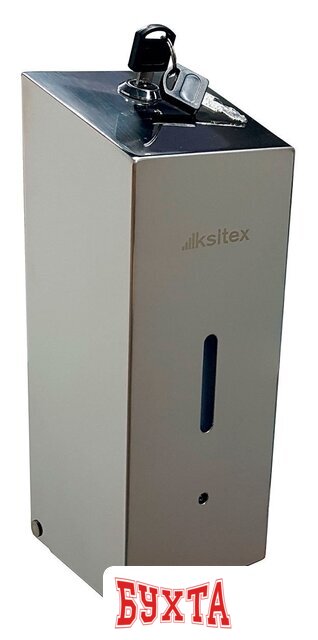 Дозатор для жидкого мыла Ksitex ASD-800S (глянцевый стальной)
