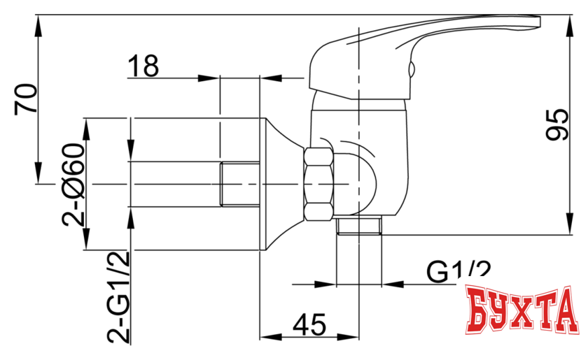 Смеситель Eleanti Topaz 0402.856 2