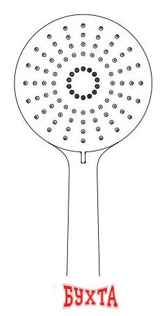 Душевая лейка Ravak 961.00 [X07P344] 5