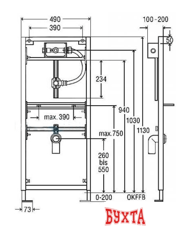 Инсталляция для унитаза Viega Eco Plus [461843] 2