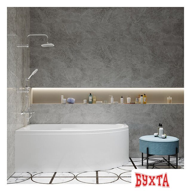 Ванна Triton София 170x95 L Базовая Flat (с гидромассажем) 3