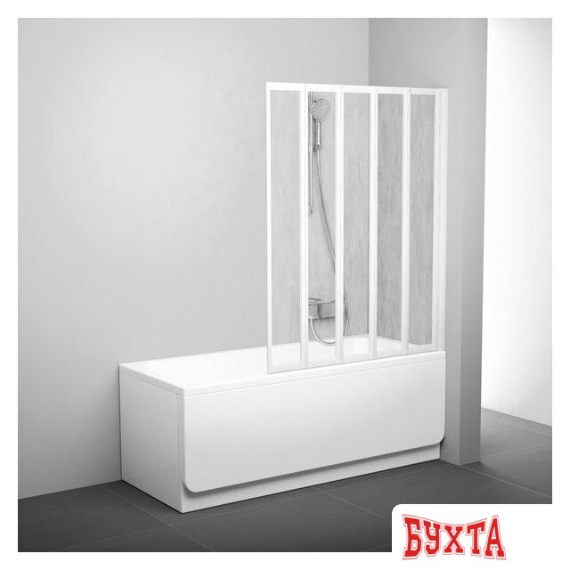 Пластиковая шторка для ванны Ravak VS5