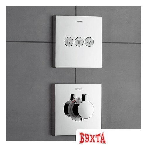 Смеситель без скрытого механизма Hansgrohe ShowerSelect Highflow 15760000 2