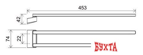 Держатель для полотенца Ravak X07P328 2