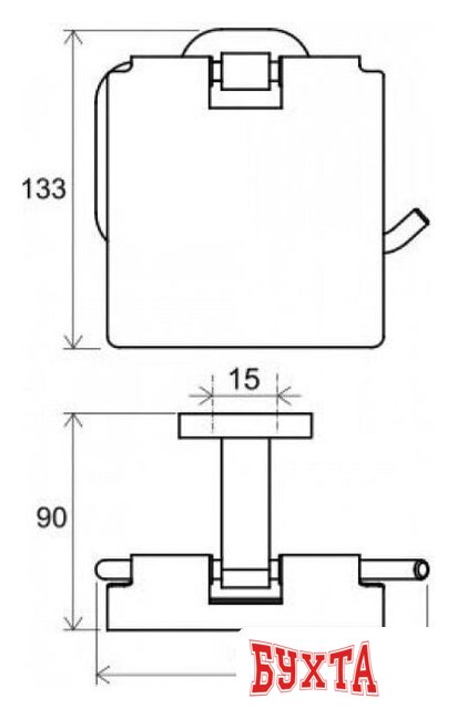 Диспенсер для туалетной бумаги Ravak X07P191 5