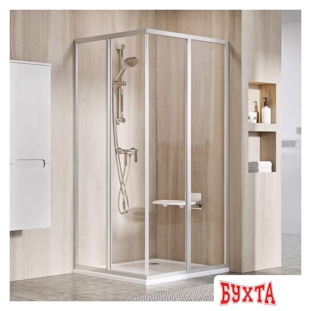 Душевой уголок Ravak Supernova SRV2-S - 80 (grape/белый) 2