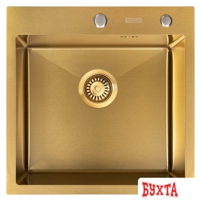 Кухонная мойка ARFEKA ECO AR мойка 500*500, коландер, дозатор GOLD 4