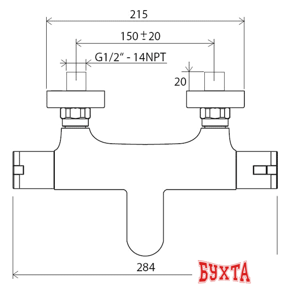 Смеситель Ravak TE 022.00/150 [X070047] 4