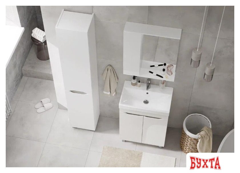 Мебель для ванных комнат Volna Шкаф-пенал Lake 35 (напольный) 5