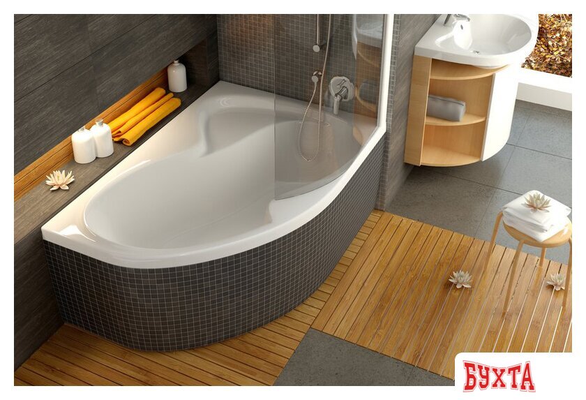 Ванна Ravak Rosa II 160 x 105 R [CL21000000] 4