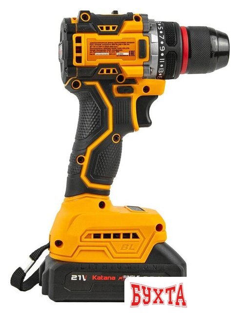 Дрель-шуруповерт Katana BCD5501 (с 2-мя АКБ, кейс) 4