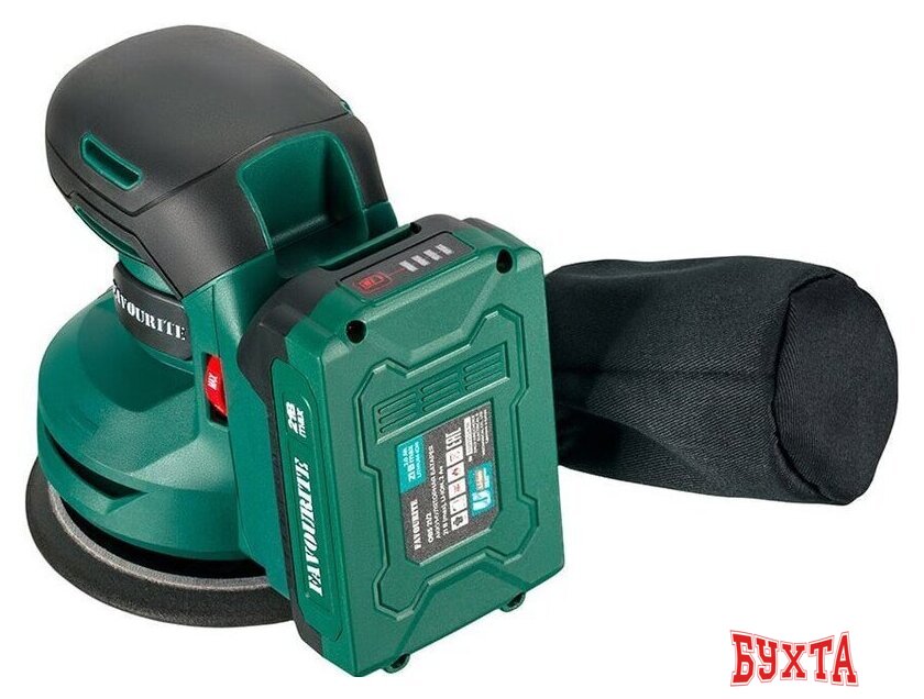 Эксцентриковая шлифмашина Favourite OBS 21 OS125 Set 153212521 (с 1-им АКБ) 5