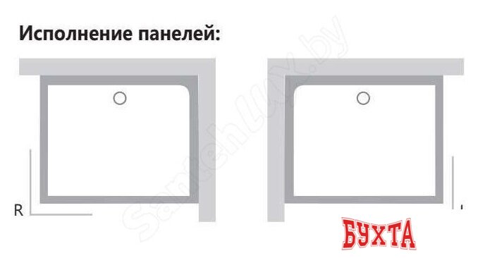 Экран для душевого поддона Ravak Gigant Pro 110x80 L XA83DL01010 3