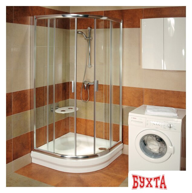 Душевой уголок Ravak Blix BLCP4 90x90 (белый/прозрачное) 1