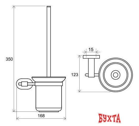 Ершик для унитаза Ravak X07P196 4