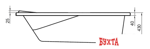 Ванна Ravak Vanda II 160x70 CP11000000 5