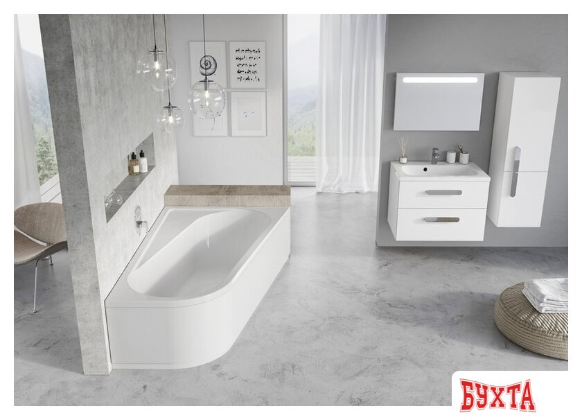 Ванна Ravak Chrome 160x105 правая 3