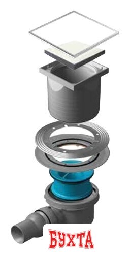 Трап/канал Pestan Confluo Standard White Glass 1 1