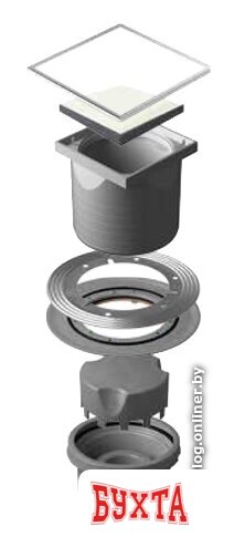 Трап/канал Pestan Confluo Standard Vertical White Glass 1